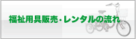 介護保険福祉用具販売 レンタルの流れ